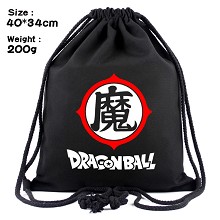 Dragon Ball anime drawstring backpack bag