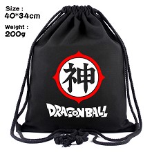 Dragon Ball anime drawstring backpack bag