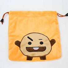 BTS plush drawing bag