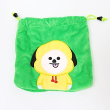 BTS plush drawing bag