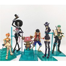 One Piece anime figures set(6pcs a set)