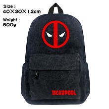 Deadpool canvas backpack bag