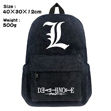 Death Note anime canvas backpack bag