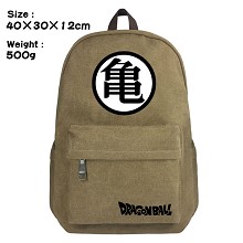 Dragon Ball anime canvas backpack bag