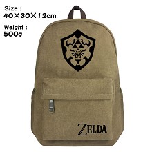 The Legend of Zelda canvas backpack bag