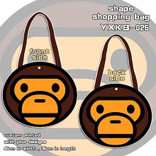 Bape shape shopping bag shoulder bag