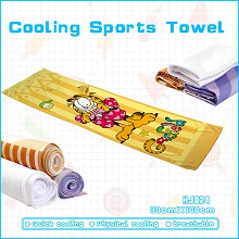 Garfield anime cooling sports towel