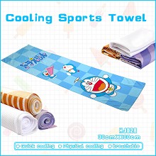 Doraemon anime cooling sports towel