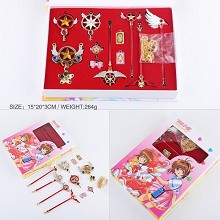 Card Captor Sakura anime key chains a set