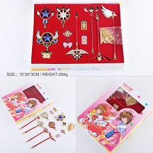 Card Captor Sakura anime key chains a set