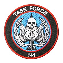 Call of Duty TASK FORCE 141 Hook & Loop Velcro 8CM