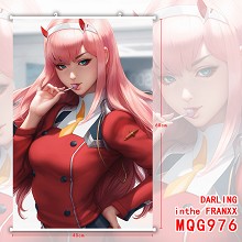 DARLING in the FRANXX anime wall scroll