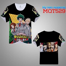 My Hero Academia anime modal t-shirt