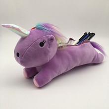 12inches Unicorn My Little Pony plush pen bag