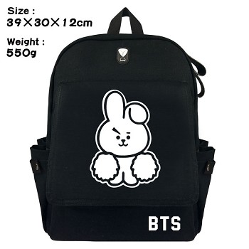 BTS canvas backpack bag