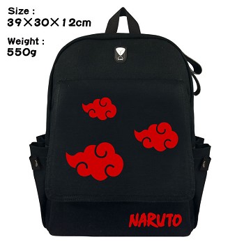 Naruto anime canvas backpack bag