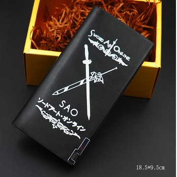 Sword Art Online anime long wallet