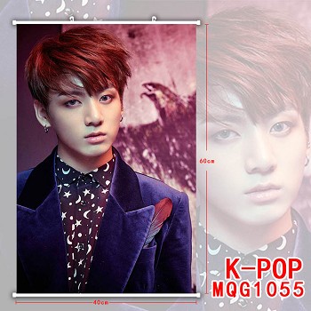 K-POP star wall scroll