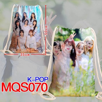 K-POP star drawstring backpack bag