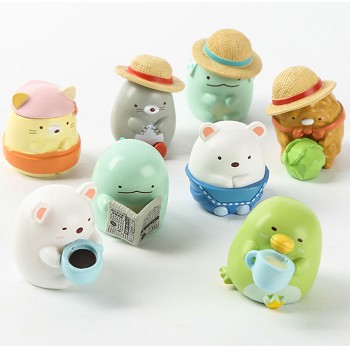 Sumikkogurashi anime figures set(8pcs a set)