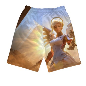 Overwatch beach pants shorts middle pants