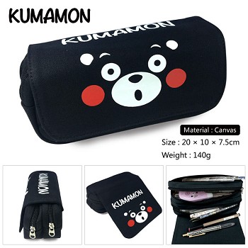 Kumamon canvas pen bag pencil bag