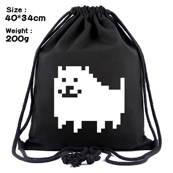 Undertale drawstring backpack bag