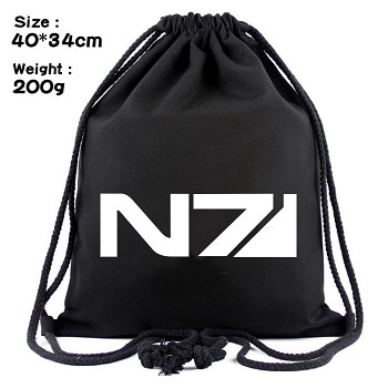 Mass Effect drawstring backpack bag