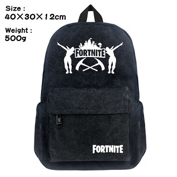 Fortnite canvas backpack bag