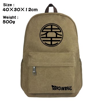 Dragon Ball anime canvas backpack bag