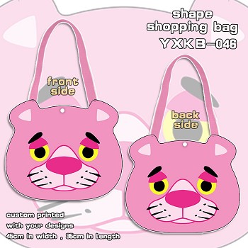 Pink Panther shape shopping bag shoulder bag