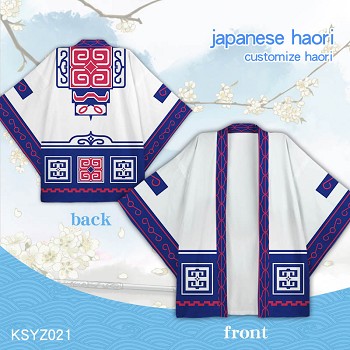 Girl Meets Bear haori kimono cloth