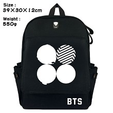 BTS canvas backpack bag