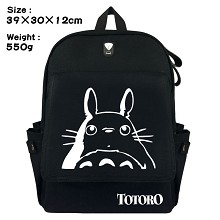 Totoro anime canvas backpack bag