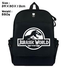 Jurassic World anime canvas backpack bag