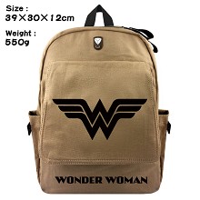 Wonder Woman canvas satchel shoulder bag