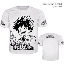 My Hero Academia anime short sleeve full print modal t-shirt