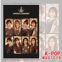 K-POP star wall scroll