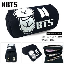 BTS canvas pen bag pencil bag