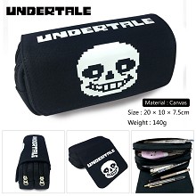 Undertale canvas pen bag pencil bag