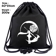 RWBY anime drawstring backpack bag