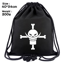 One Piece Edward Newgate anime drawstring backpack...