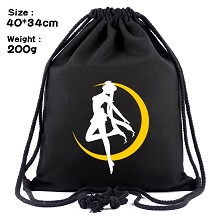 Sailor Moon anime drawstring backpack bag