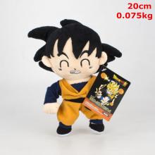 8inches Dragon Ball Goku anime plush dolls set(10pcs a set)