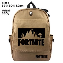 Fortnite canvas backpack bag