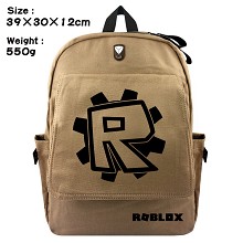 ROBLOX canvas backpack bag