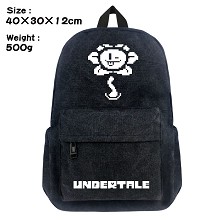 Undertale canvas backpack bag