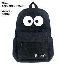 Totoro anime canvas backpack bag