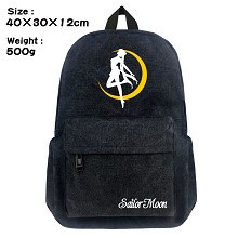 Sailor Moon anime canvas backpack bag