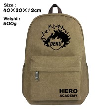 My Hero Academia anime backpack bag
